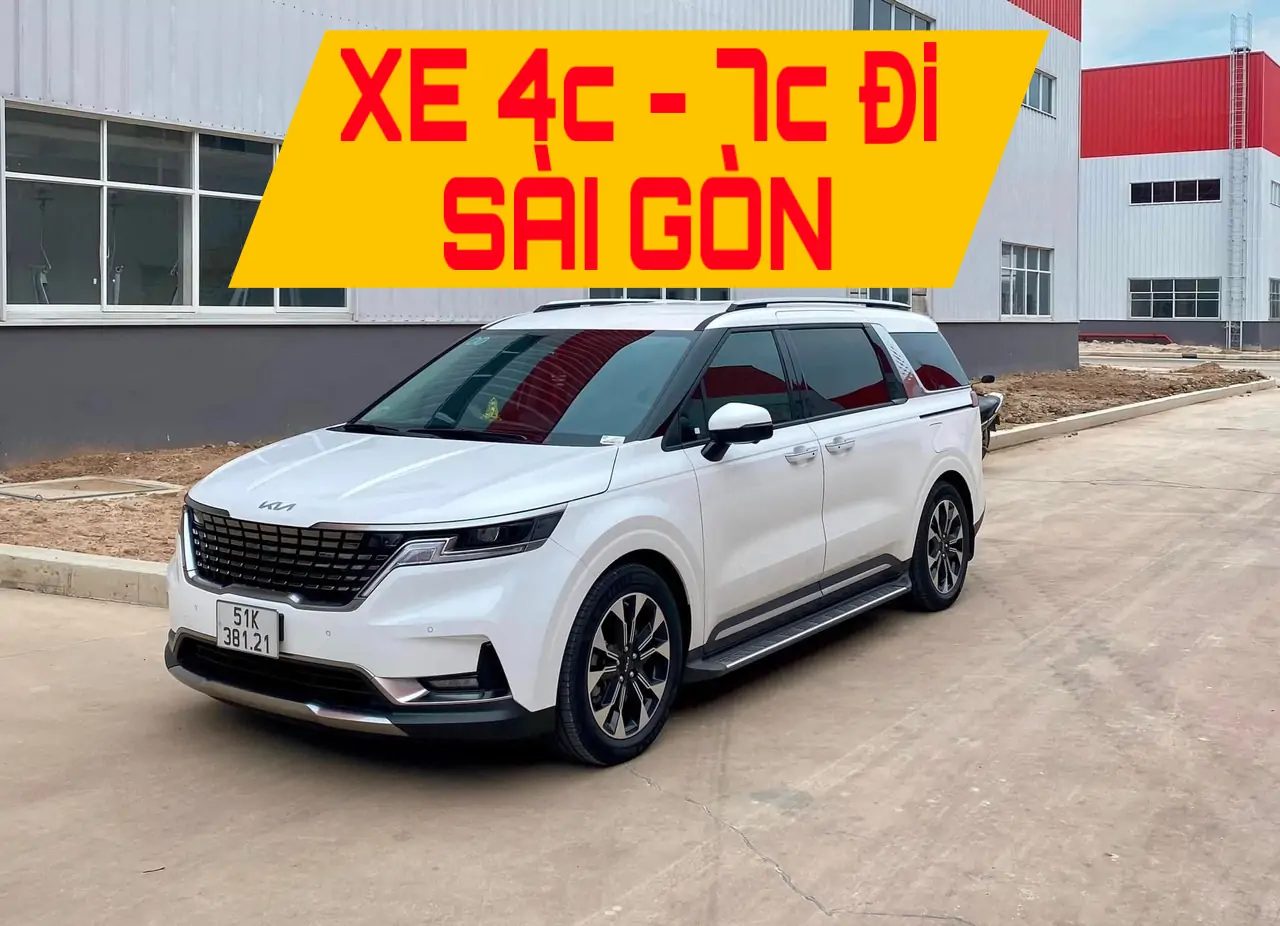 Xe 4-7 Đi Sài Gòn